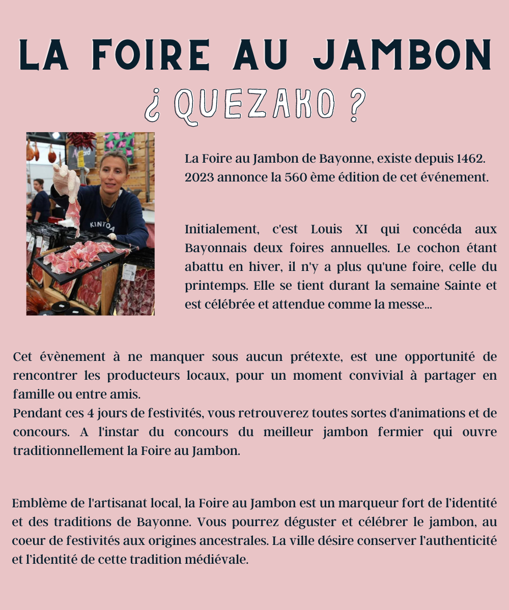 Foire au Jambon de Bayonne 2023